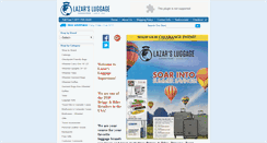 Desktop Screenshot of lazarsluggage.com